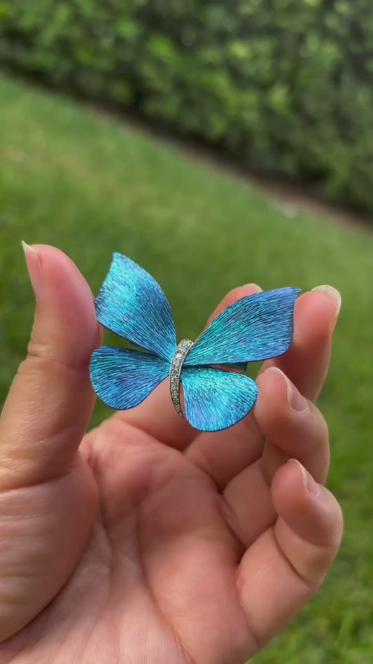 Psyche Butterfly Brooch and Pendant